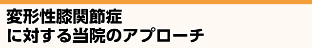 当院でのアプローチ